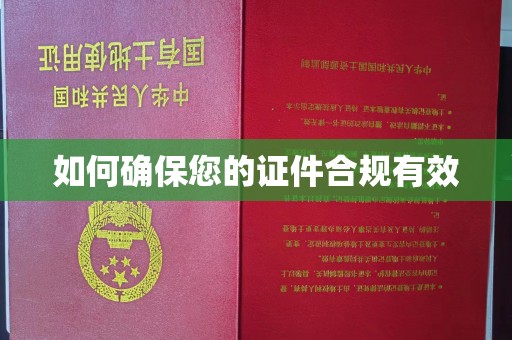 芎林如何确保您的证件合规有效