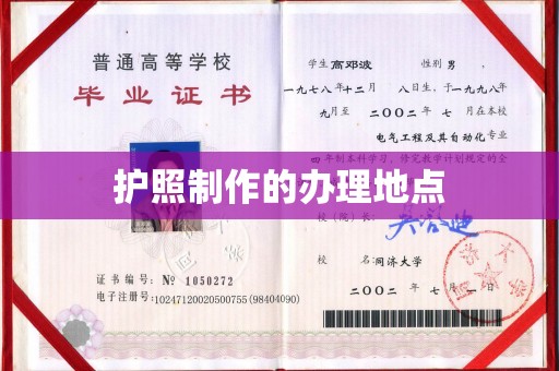 芎林护照制作的办理地点
