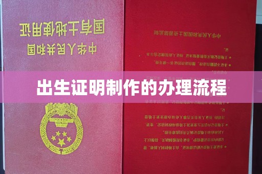 芎林出生证明制作的办理流程