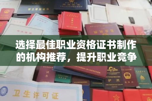 芎林选择最佳职业资格证书制作的机构推荐，提升职业竞争力