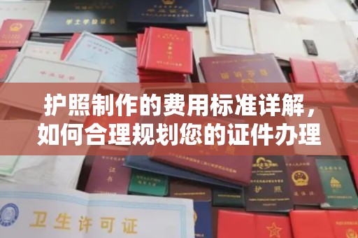 芎林护照制作的费用标准详解，如何合理规划您的证件办理预算