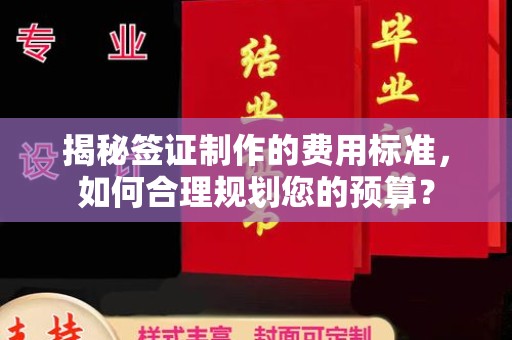芎林揭秘签证制作的费用标准，如何合理规划您的预算？