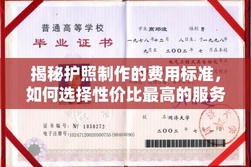芎林揭秘护照制作的费用标准，如何选择性价比最高的服务？